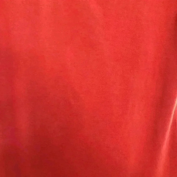 Olsen Short Sleeved  Shirt V-Neck Orange Size Small - Picture 13 of 16